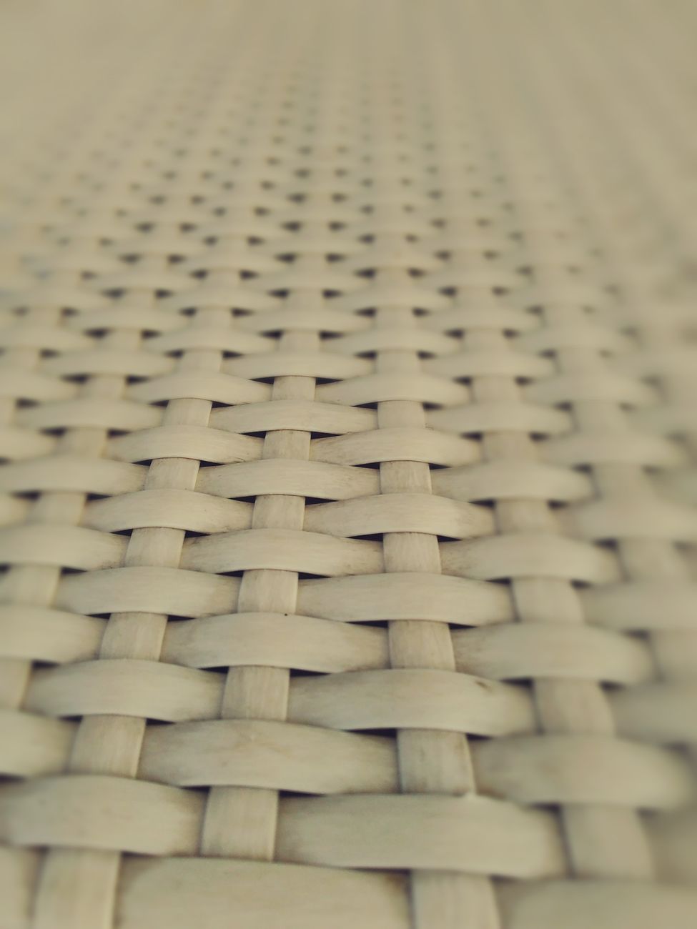 Hand-woven rattan cane detail